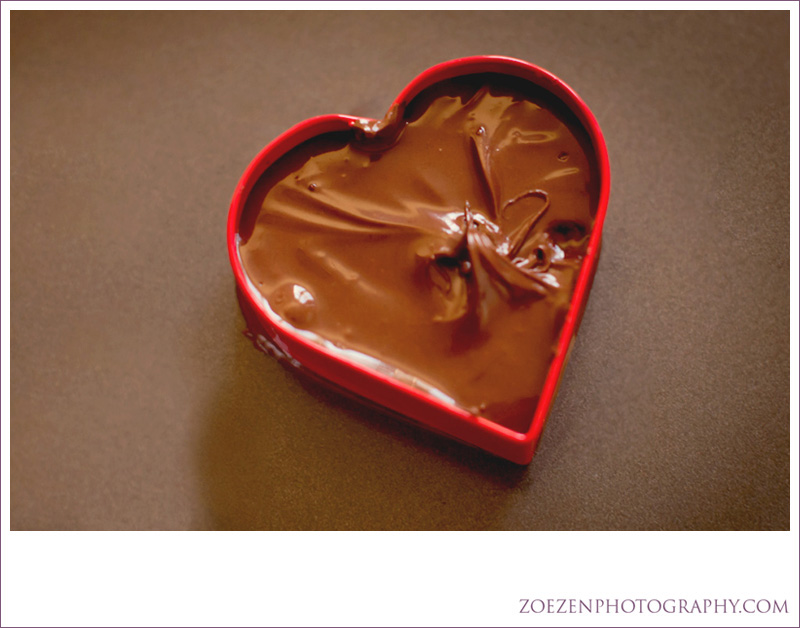 heart shape chocolate