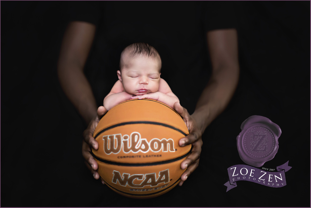 Raleigh_Newborn_Photography_NC_Spring_Basketball_Baby_Boy__Session_01