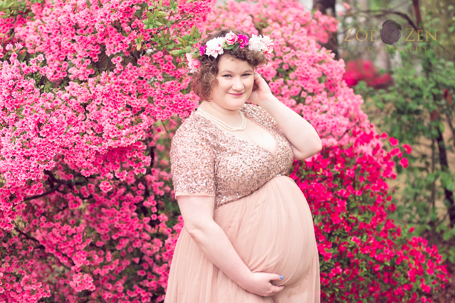 Maternity_Photography_Holly_Springs_NC_Spring_Maternity_Portrait