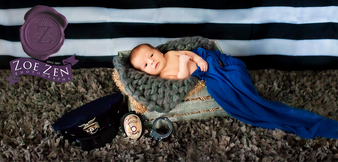 Little Officer Newborn Session | Sneak Peek | Holly Springs Newborn Photographer